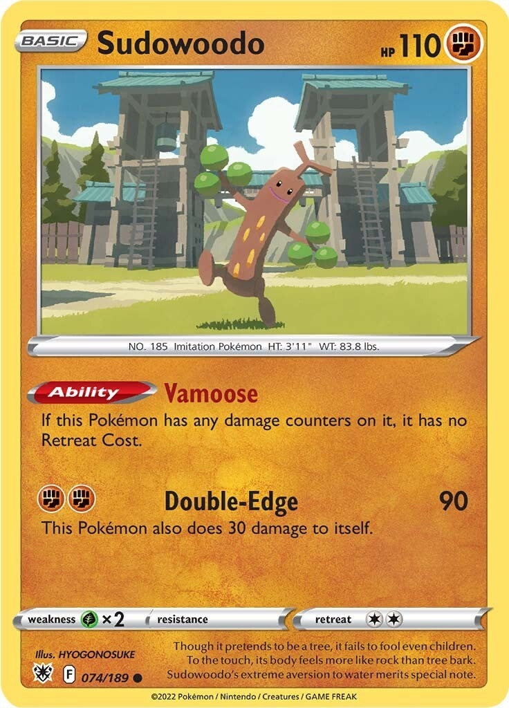 Image for Sudowoodo (074/189) (SWSH10: Astral Radiance) - Pokemon