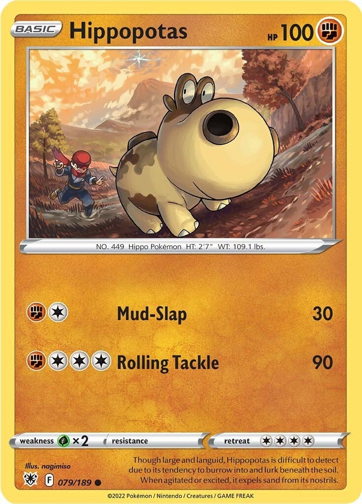 Image for Hippopotas (079/189) (SWSH10: Astral Radiance) - Pokemon
