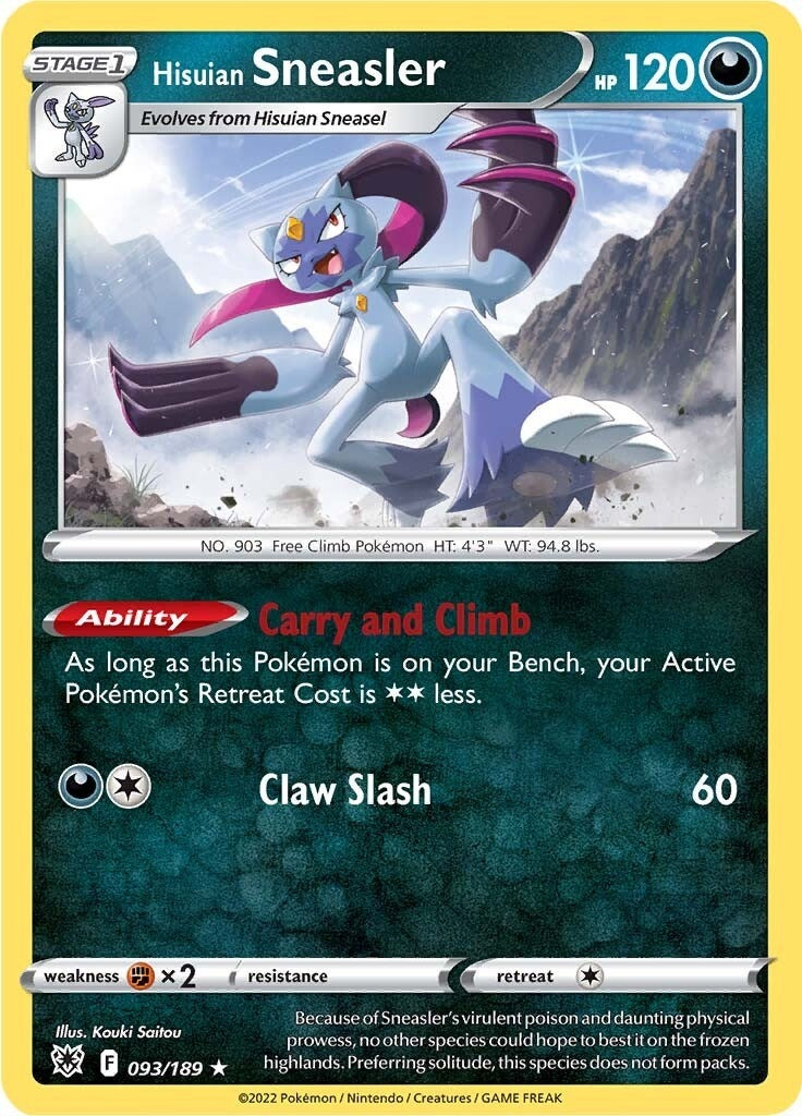 Image for Hisuian Sneasler (093/189) (SWSH10: Astral Radiance) - Pokemon