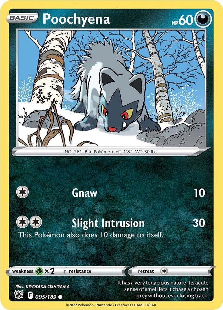 Image for Poochyena (095/189) (SWSH10: Astral Radiance) - Pokemon