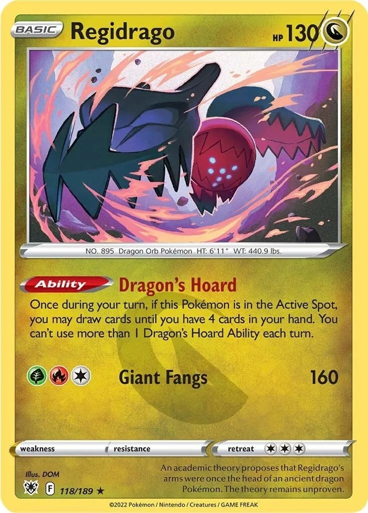 Image for Regidrago (118/189) (SWSH10: Astral Radiance) - Pokemon
