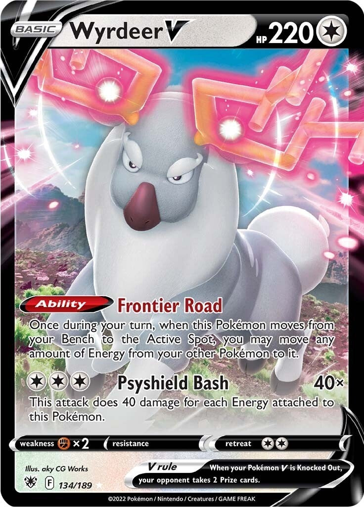 Image for Wyrdeer V (134/189) (SWSH10: Astral Radiance) - Pokemon