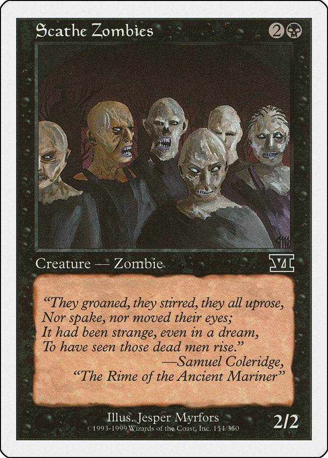 Scathe Zombies (154) (Classic Sixth Edition)