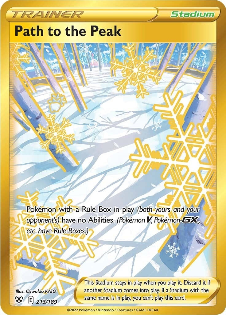 Image for Path to the Peak (Secret) (213/189) (SWSH10: Astral Radiance) - Pokemon