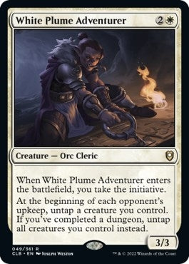 White Plume Adventurer (49) (Commander Legends: Battle for Baldur's Gate)
