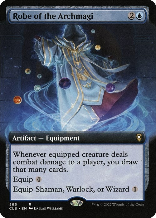 Robe of the Archmagi (Extended Art) (566) (Commander Legends: Battle for Baldur's Gate)