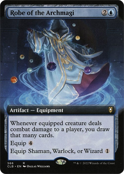 Robe of the Archmagi (Extended Art) (566) (Commander Legends: Battle for Baldur's Gate)