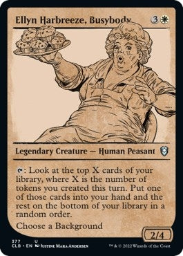 Ellyn Harbreeze, Busybody (Showcase) (377) (Commander Legends: Battle for Baldur's Gate)