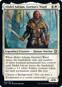 Abdel Adrian, Gorion's Ward (2) (Commander Legends: Battle for Baldur's Gate)