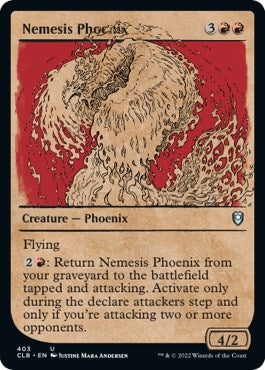 Nemesis Phoenix (Showcase) (403) (Commander Legends: Battle for Baldur's Gate) (CLB)
