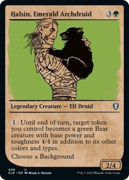 Halsin, Emerald Archdruid (Showcase) (408) (Commander Legends: Battle for Baldur's Gate)