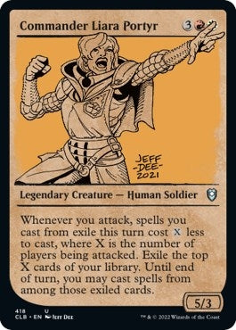 Commander Liara Portyr (Showcase) (418) (Commander Legends: Battle for Baldur's Gate)