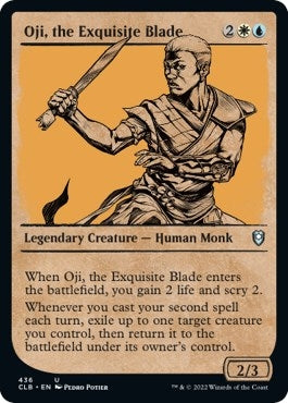 Oji, the Exquisite Blade (Showcase) (436) (Commander Legends: Battle for Baldur's Gate)