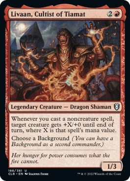 Livaan, Cultist of Tiamat (188) (Commander Legends: Battle for Baldur's Gate)