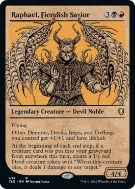 Raphael, Fiendish Savior (Showcase) (438) (Commander Legends: Battle for Baldur's Gate) (CLB)
