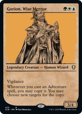 Gorion, Wise Mentor (Showcase) (423) (Commander Legends: Battle for Baldur's Gate)