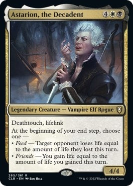 Astarion, the Decadent (265) (Commander Legends: Battle for Baldur's Gate)