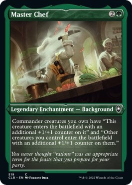 Master Chef (Foil Etched) (519) (Commander Legends: Battle for Baldur's Gate)