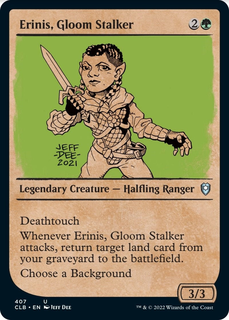 Erinis, Gloom Stalker (Showcase) (407) (Commander Legends: Battle for Baldur's Gate)