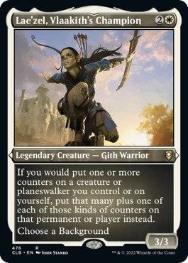 Lae'zel, Vlaakith's Champion (Foil Etched) (476) (Commander Legends: Battle for Baldur's Gate)