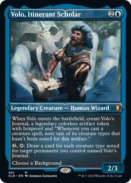 Volo, Itinerant Scholar (Foil Etched) (491)