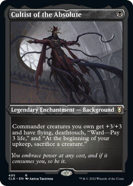 Cultist of the Absolute (Foil Etched) (495) (Commander Legends: Battle for Baldur's Gate)