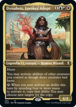 Dynaheir, Invoker Adept (Foil Etched) (532) (Commander Legends: Battle for Baldur's Gate)