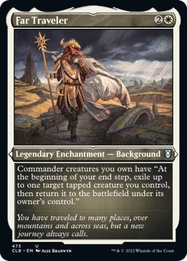 Far Traveler (Foil Etched) (473) (Commander Legends: Battle for Baldur's Gate)