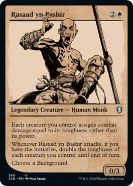Rasaad yn Bashir (Showcase) (380) (Commander Legends: Battle for Baldur's Gate) (CLB)