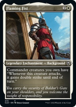 Flaming Fist (Foil Etched) (474) (Commander Legends: Battle for Baldur's Gate)