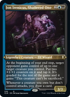 Jon Irenicus, Shattered One (Foil Etched) (536) (Commander Legends: Battle for Baldur's Gate)
