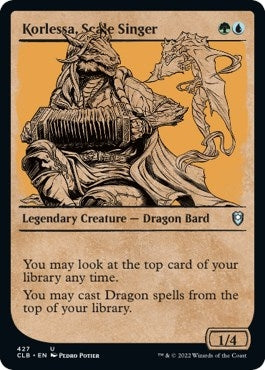 Korlessa, Scale Singer (Showcase) (427) (Commander Legends: Battle for Baldur's Gate) (CLB)