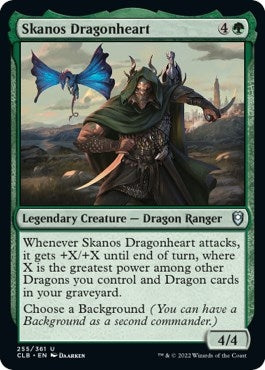 Skanos Dragonheart (255) (Commander Legends: Battle for Baldur's Gate)