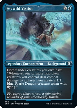Feywild Visitor (Foil Etched) (484) (Commander Legends: Battle for Baldur's Gate)