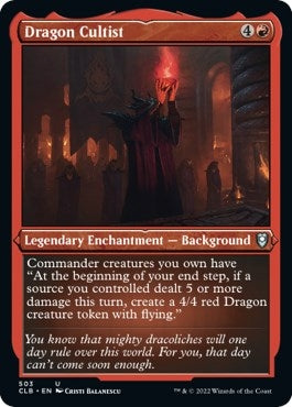 Dragon Cultist (Foil Etched) (503) (Commander Legends: Battle for Baldur's Gate)