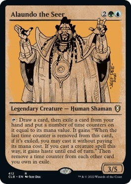 Alaundo the Seer (Showcase) (412) (Commander Legends: Battle for Baldur's Gate)