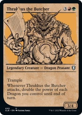 Thrakkus the Butcher (Showcase) (440) (Commander Legends: Battle for Baldur's Gate)