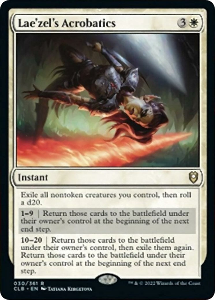 Lae'zel's Acrobatics (30) (Commander Legends: Battle for Baldur's Gate)