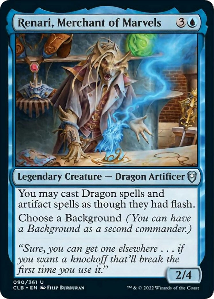 Renari, Merchant of Marvels (90) (Commander Legends: Battle for Baldur's Gate)