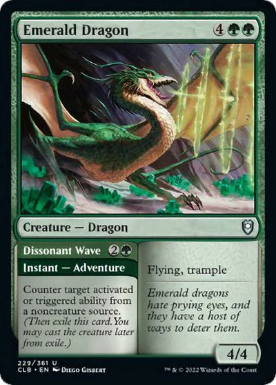 Emerald Dragon (229) (Commander Legends: Battle for Baldur's Gate)