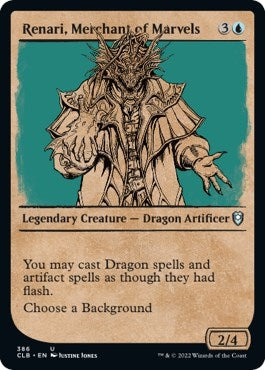 Renari, Merchant of Marvels (Showcase) (386) (Commander Legends: Battle for Baldur's Gate)