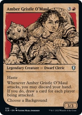 Amber Gristle O'Maul (Showcase) (395) (Commander Legends: Battle for Baldur's Gate)