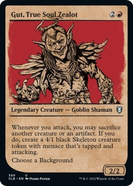 Gut, True Soul Zealot (Showcase) (399) (Commander Legends: Battle for Baldur's Gate)