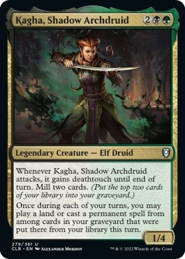 Kagha, Shadow Archdruid (279) (Commander Legends: Battle for Baldur's Gate)