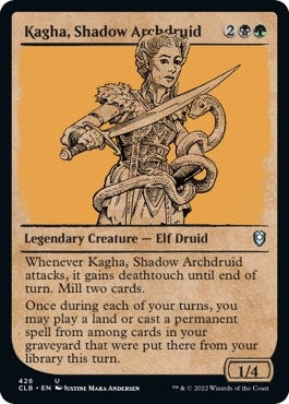 Kagha, Shadow Archdruid (Showcase) (426) (Commander Legends: Battle for Baldur's Gate)