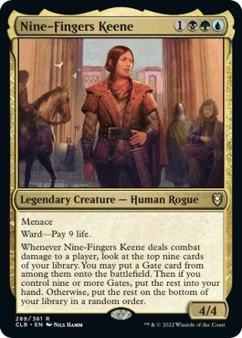 Nine-Fingers Keene (289) (Commander Legends: Battle for Baldur's Gate)