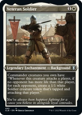 Image for Veteran Soldier (Foil Etched) (480) (Commander Legends: Battle for Baldur's Gate) - Magic: The Gathering