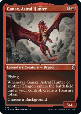 Ganax, Astral Hunter (Foil Etched) (504) (Commander Legends: Battle for Baldur's Gate)