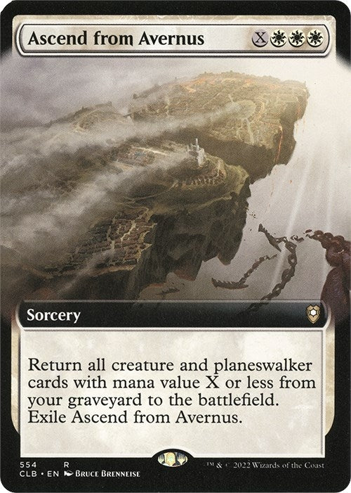 Ascend from Avernus (Extended Art) (554) (Commander Legends: Battle for Baldur's Gate)