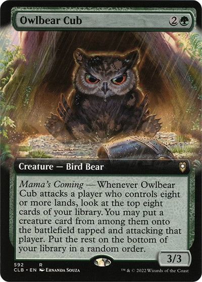 Owlbear Cub (Extended Art) (592) (Commander Legends: Battle for Baldur's Gate)
